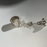 HEART AND BELLS CHARMS DANGLY RING