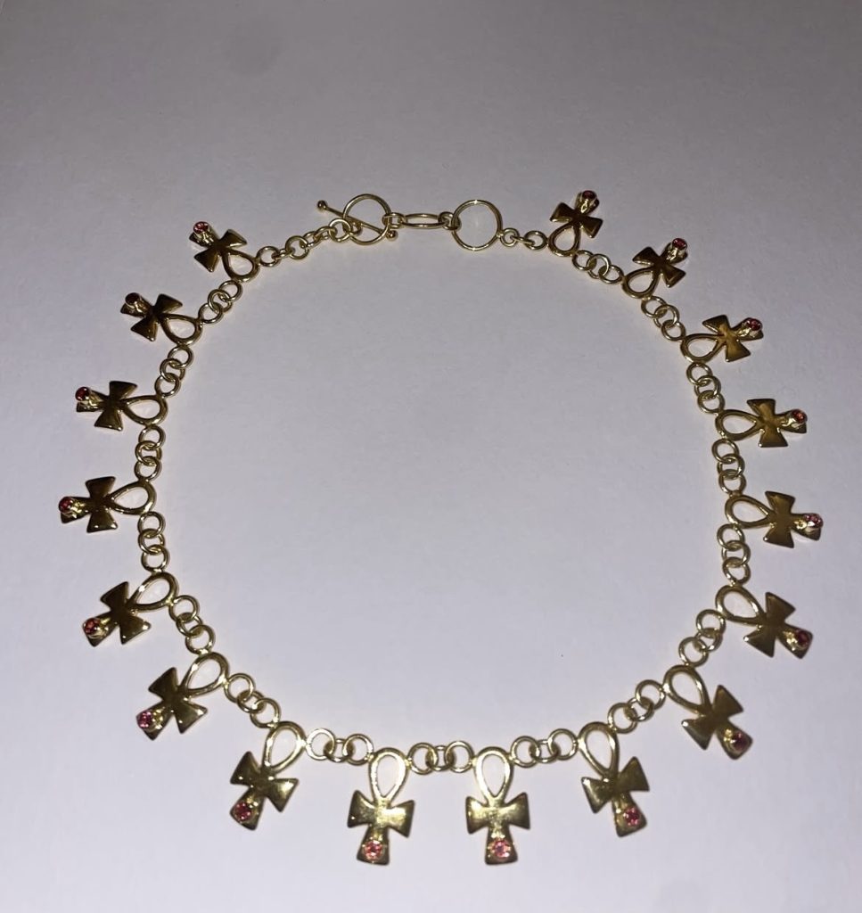 ANKH AMULET CHOKER NECKLACE