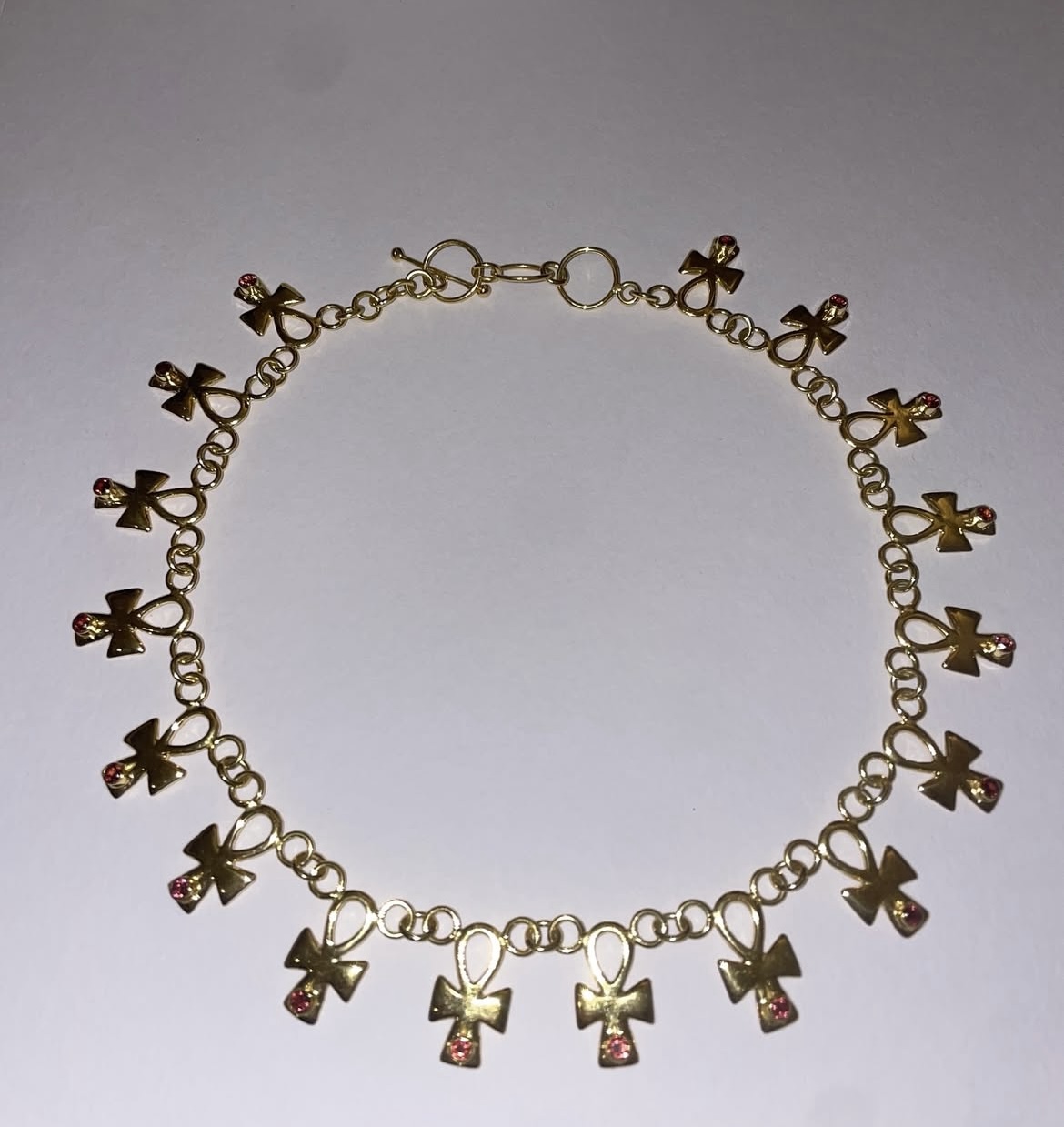 ANKH AMULET CHOKER NECKLACE
